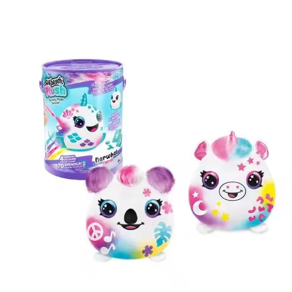 Canal toys air brush plush colorea tu mascota Peluche squishy plush (1 unidad ) - 1