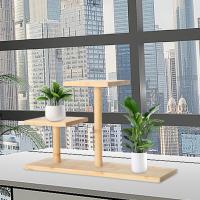 Soporte Para Maceta Pequeño De Madera Moderno Para Interiores Y Oficinas Estilo Minimalista Para Decoración De Escritorio Y Balcón - details 1