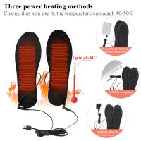 Almohadillas Calientes Eléctricas USB Para Mujeres Y Hombres Invierno Deporte Al Aire Libre Calentamiento De Pies Almohadilla Calentadora Para Pies Almohadillas Calientes De EVA Antideslizantes Resistentes Al Choque Transpirables Ligeros - details 4