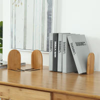 Organizador De Escritorio De Bambú Nature Soporte Para Libros Estante De Libros Montaje Requiere Material Del Paquete - details 10