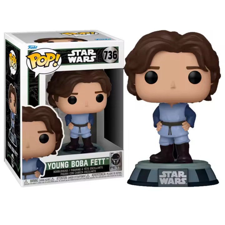 Funko Star Wars Fett Legacy Young   Boba Fett 736    Star Wars Funko Pop Star Wars   Star Wars Funko Pop brilla en la oscuridad - 1