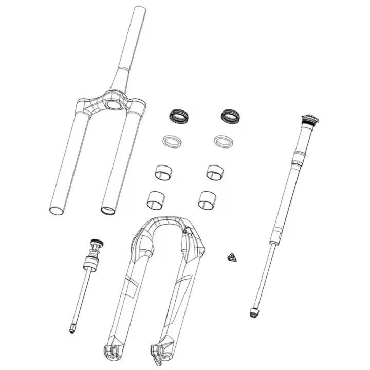 Rockshox Juego De Pomos Charger 2/2.1 Rct3 - 1