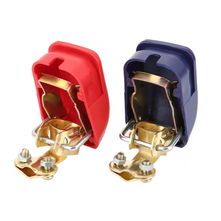 Conectores De Elevación Rápida Para Batería De Coche 12V 2/1 Pares Clip Electrodo Para Caravana Barco Moto Accesorios De Coche - 1