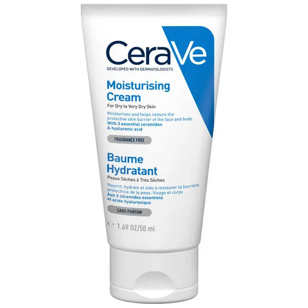 CeraVe PACK Bálsamo Crema Hidratante Reparador Intensivo para Pieles Secas y Sensibles 50 ml - 1