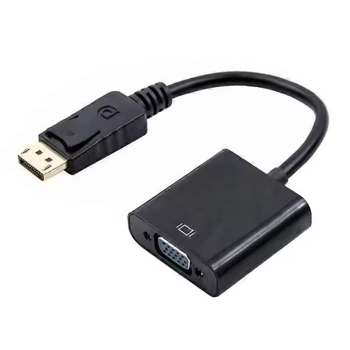 Cable adaptador conversor DisplayPort DP macho a VGA hembra para PC, proyector y TV JIKAIX - 1