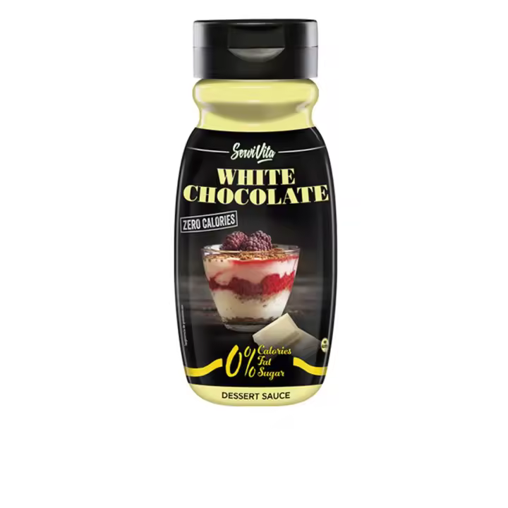 Servivita Sirope 0% Calorias Chocolate Blanco 320 ml - 1