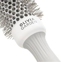 OLIVIA GARDEN  Cepillo Cabello Profesional Ceramic + Ion Round Thermal 35 – Color Blanco - details 0