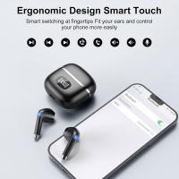 Auriculares - Auriculares Bluetooth 5,3 con 4 micrófonos con cancelación de ruido ENC - Graves profundos Estéreo  Negro - details 3