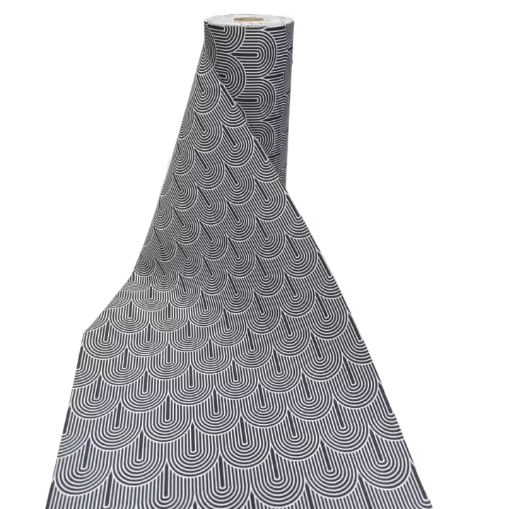 LILI HOME 🖤 Alfombra Vinílica Antideslizante – Diseño Moderno 🏡 Medidas: Ancho de 66 cm y grosor de 1.5 mm. ✨ Dale un toque de elegancia y funcionalidad a tu hogar con esta alfombra versátil y resistente. Tejido técnico vinity, altamente resiste - 1