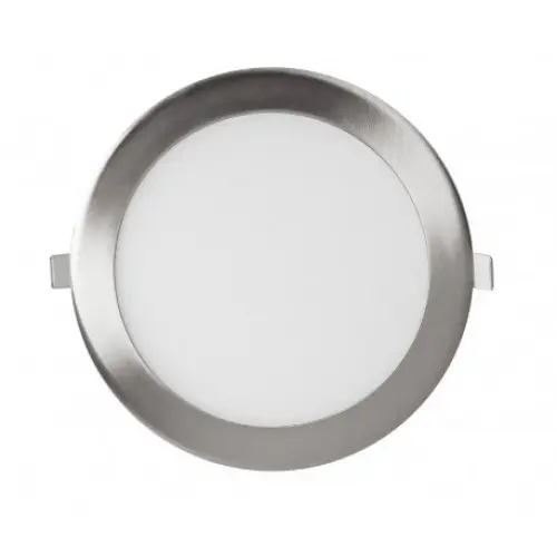 IluminaShop - Downlight panel LED Circular Niquel 9W - 1