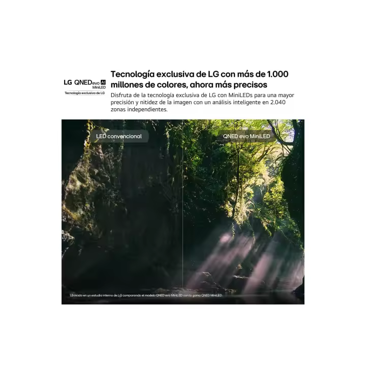 LG - Televisión QLED 43QNED86B6B de 43 pulgadas 4K Ultra HD con HDR, webOS y mando Magic Remote para salón - 1