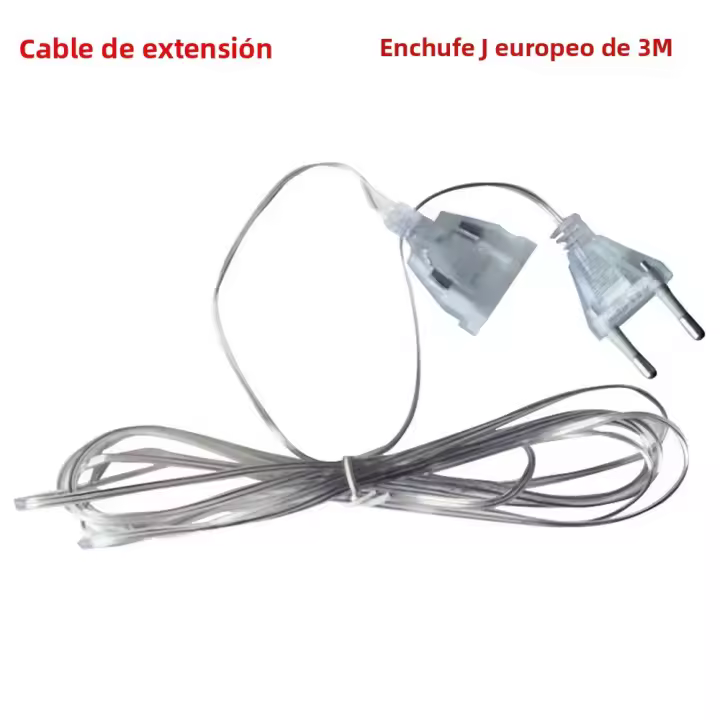Guirnalda De Luces LED Para Exterior 4x0.6m Decoración Navideña Para Patio Fénix De Hadas Cortina De Luces Para Bodas Y Jardines - 1
