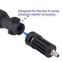 Adaptador De Lavadora De Presión Para Karcher Série K Lança À 1/4 Polegada Convertidor De Arrasto Rápido - details 0