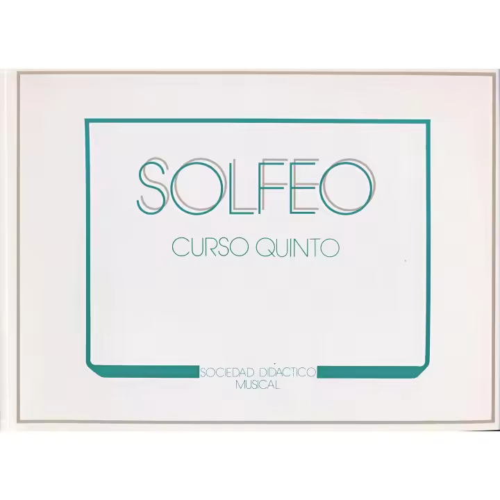 SOCIEDAD DIDACTICO MUSICAL-Curso de Solfeo Vol.5 (Apaisado) - 1