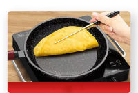 Sartén Antiadherente Maifanshi Para Freír Filetes Y Panqueques Universal Para Fogón Y Cocina Inducción Base Plana Gran Capacidad 24cm - details 5