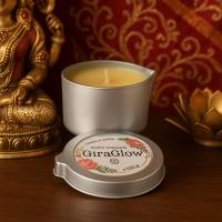 Velas para masaje manteca de karité aroma Mandarina pack 2 corporal y facial 110ML uso en frio o caliente Giraglow - details 2
