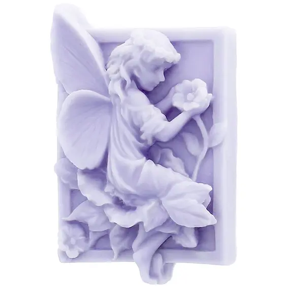 Molde de Silicona Hada 3 en 1 para Jabones y Manualidades | Resistente y Flexible | Fácil de Usar | Aroma y Color Personalizables | 5x8x2,5 cm - 1