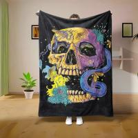Manta De Flannel Con Estampado De Corazón Super Suave Y Cómoda Para Todas Las Estaciones Manta De Viaje Para Cama Sofa Camping - details 12