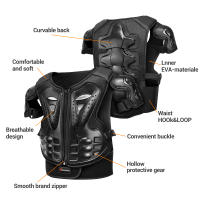 Chaleco De Armadura Para Motocicleta Protección Motocross Chaqueta De Armadura Protectora Con Protetores De Rodillas Para Niños - details 13