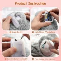 Muñeco De Peluche Para Niños Oso Respiratorio Soothing Para Dormir Compañero De Sueño Con Música Y Luz Almohada De Compromiso Juguetes De Peluche - details 0