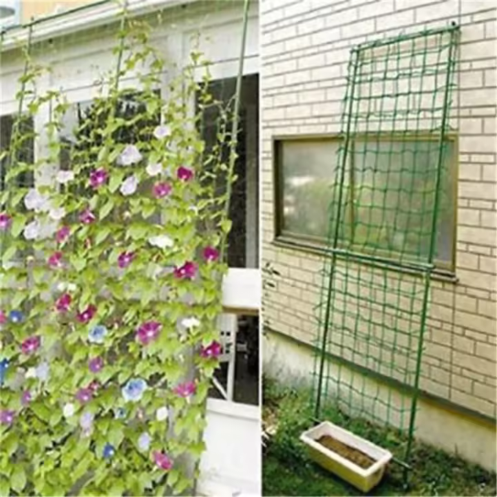 Trelieza De Jardín Verde De Nylon Para Soporte De Plantas Climáticas like Harina De 1.8*0.9 Red De Crecimiento Como Valla - 1