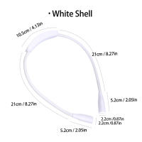 Luz De Lectura Portátil Para El Cuello Con 4 LED Recargable USB 3 Colores Lámpara Nocturna Para Costura Tejer Camping Reparación - details 8