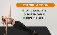 ManiBoom Esterilla Yoga, Pilates, Fitness, Deporte GRANDE y GRUESA 212 x 150cm 8mm Grosor - Colchoneta Gimnasia ANTIDESLIZANTE para Ejercicio - Mat Gym Gruesa - Tapete Gimnasio para Abdominales - details 4