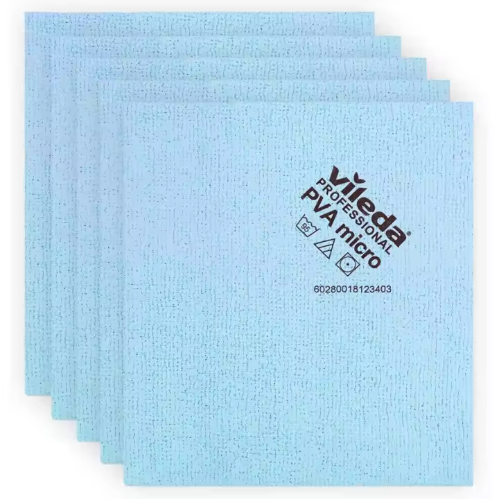 BAYETA VILEDA PVA MICRO pack 5 unidades - especial para limpieza de cristales (GAMA PROFESIONAL) - 1