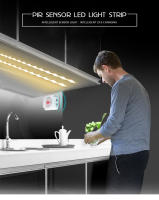 Tiras LED DC12V 1-5M Con Sensor De Movimiento Infrarrojo IP65 Impermeable Luz Nocturna Para Automóvil Escaleras Armario Cocina - details 0