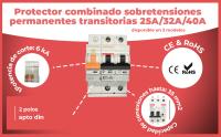 Banner - Protector combinado sobretensiones permanentes transitorias