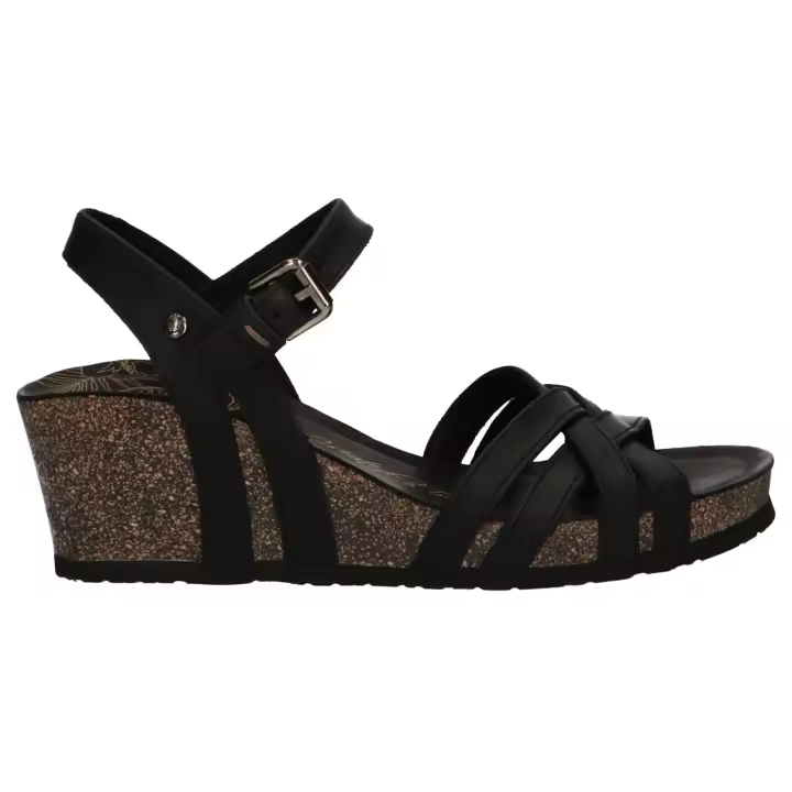 Sandalias de Mujer PANAMA JACK VERA BASICS B1 NAPA GRASS NEGRO - 1