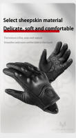 Guantes De Motocicleta De Cuero Ganso Para Hombres Y Mujeres Retro a Prueba De Agua Para Primavera Verano Motocross Carreras En La Calle - details 3