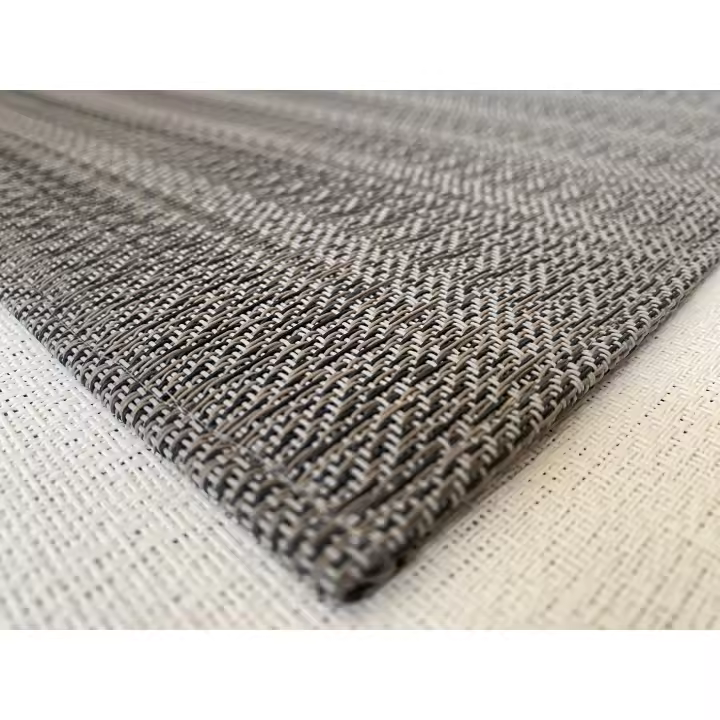 ALFOMBRAS CONFORT Alfombra de vinilo tejido DB5152A Gris ceniza. Acabado especial en todo el borde para evitar su desgaste. - 1