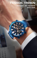 Reloj Deportivo De Lujo FOXBOX Para Hombres Cuarzo Acero Inoxidable Impermeable Dual Display Relogio Masculino Con Pantalla LED Y Luz Nocturna - details 2