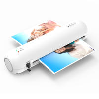 Máquina De Laminado De Escritorio A4 Con Cortadora De Papel Sistema De 2 Rodillos Calor Y Frío Ancho Máximo 9 Pulgadas - details 6