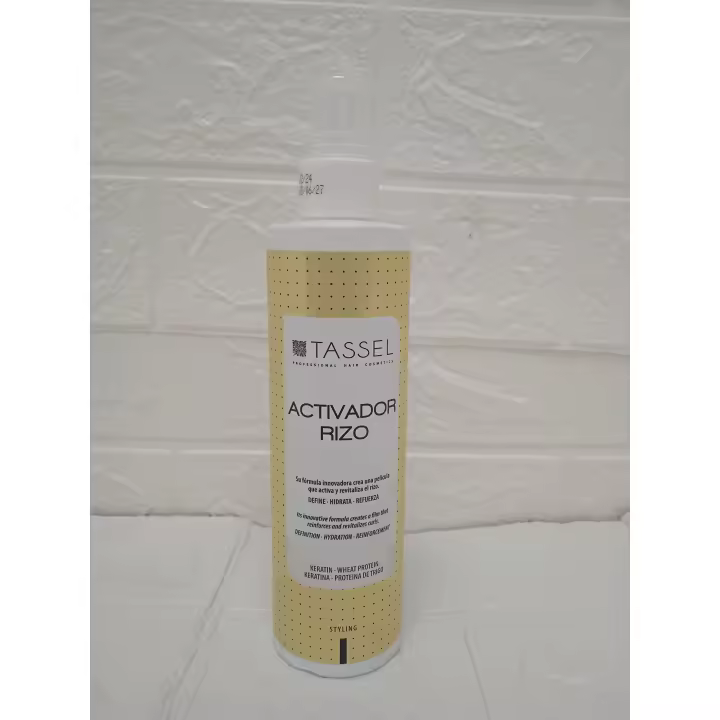 TASSEL ACTIVADOR DE RIZO CON KERATINA Y PROTEÍNA DE TRIGO 250ML - 1