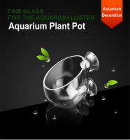 Vaso De Cristal Para Acuario Con Aspiradores Pot Para Cultivar Semillas De Plantas Acuáticas Y Coral Decoración Para Tanque De Peces - details 0