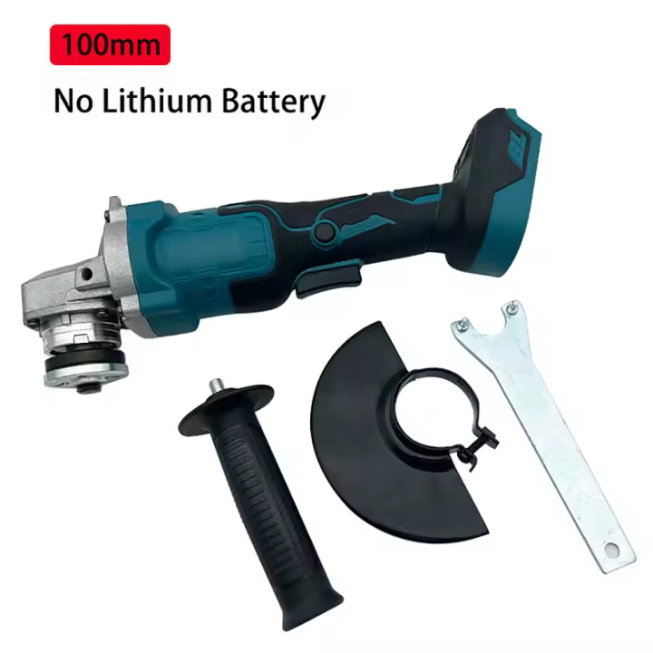 125MM Brushless Electric Angle Grinder Variable Speed for Makita 18v Battery Grinder Cutting Machine Woodworking Power Tool - 1