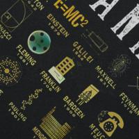 Camiseta Divertida De Ciencia Para Hombres Con Estampado De Galaxia Física Química Biología Astronomía Y Matemáticas Manga Corta Casual - details 3