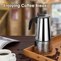 Cafetera espresso para Estufa, cafetera espresso de Maple inoxidable de 200 ml Y 4 Tazaspara Cocina de inducción - details 2