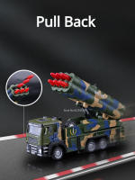 Juguete De Coche Lanzador De Misiles Y Rocket 1/32 Escala Metal Con Sonido Y Luz Vehículo Militar De Serie De Ingeniería Para Niños Regalos - details 7