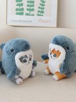 Juguete De Peluche De Delfín Lindo Regalo De Cumpleaños Decoración De Hogar Muñeco De Peluche Suave De Animales Cartoon Para Todas Las Edades - details 2