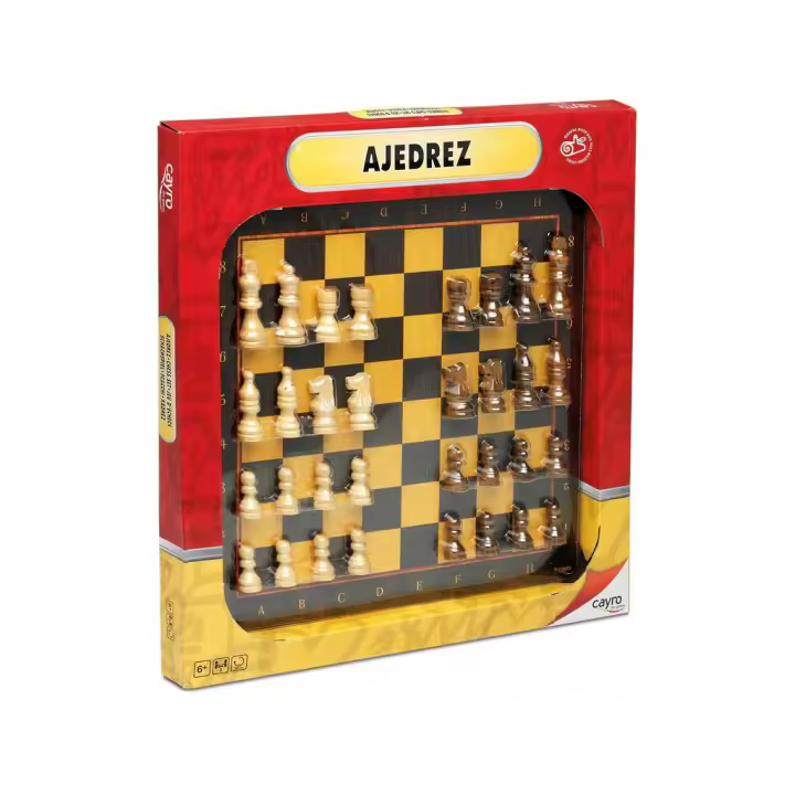 Tablero Madera Ajedrez 33x33 y Acc. Cayro 098 Juegos de estrategia - 1