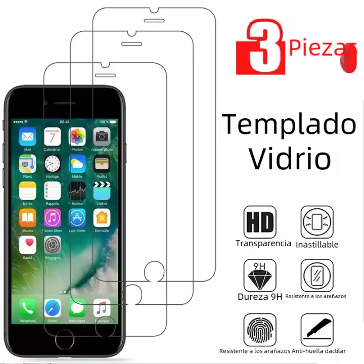3Pcs Protector De Pantalla De Vidrio Templado Para Apple iPhone 6 6S 7 8 plus SE 2022 Protector De Vidrio Para iPhone SE 2020 - 1