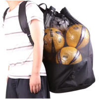 Bolsa De Deporte Grande Con Red Para Baloncesto Fútbol Voleibol Resistente Y De Gran Capacidad Para Almacenamiento De Balones - details 10