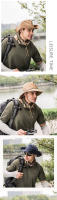 Gorro De Sol Para Hombres Verano Secado Rápido Transpirable Bajo Alas Sombrero De Pescar Safari Al Aire Libre Gorras De Adulto - details 4