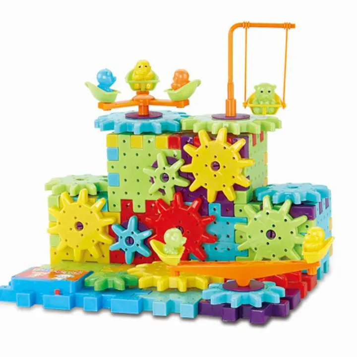 Kit De Construcción Educativo 3D Con 81 Piezas Bloques De Plástico Para Niños Juguete Electrónico Regalo De Navidad Para Niños Y Adultos - 1
