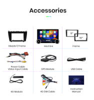 Junsun X8 11.5“ 2K 2000*1200 QLED CarPlay inalámbrico Android Auto radio para Mazda 6 Rui GH 2008 2009 2010 2011 2012 2013 2014 2015 de coche  autoradio multimedia - details 23