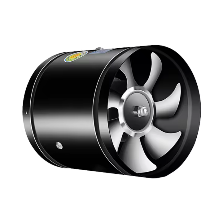 Ventilador De Escape De Tubo Metálico Mini Extractor Para Baño Y Toilet 4 6 8 Pulgadas 2800 RPM Bajo Ruido Fuente De Alimentación AC - 1