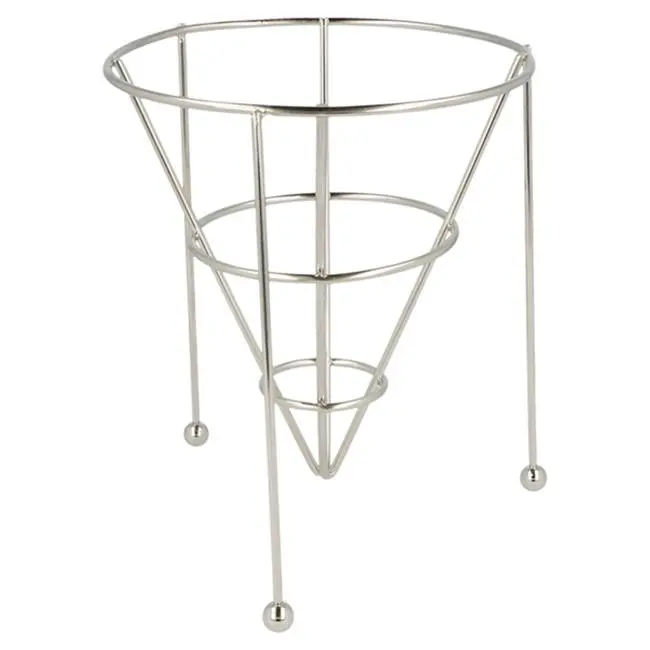 MONOUSO | Cesta para Presentación Apilable Acero Ø127x152mm (1 Ud) - 1